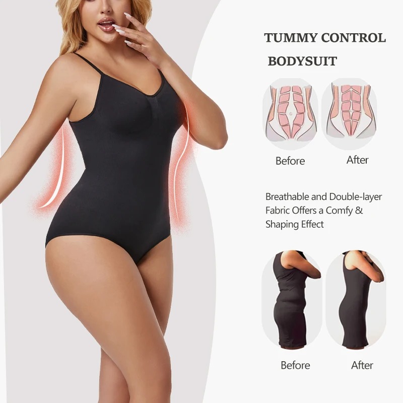 Womens Backless Bodysuits Seam - Shapewear Bodysuit Firm ulasan dan harga