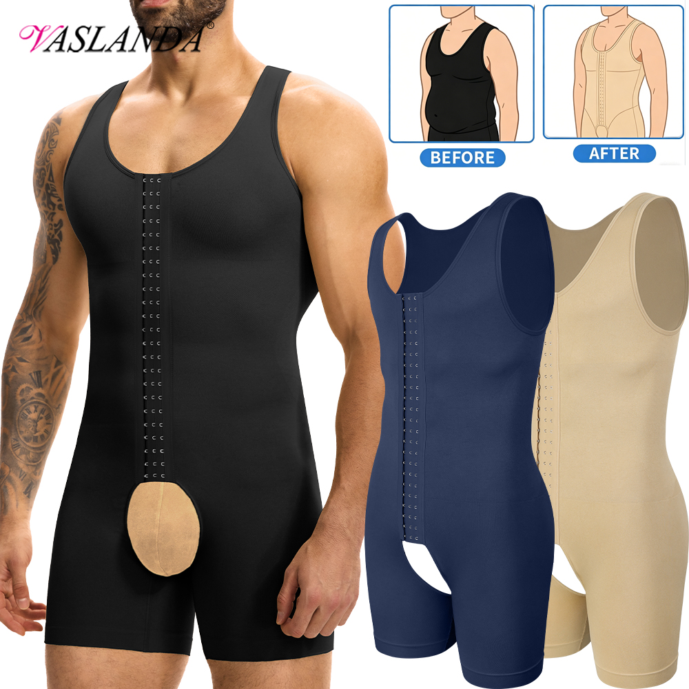 Men's Compression Shapewear  T - Shapewear Bodysuit Firm ulasan dan harga
