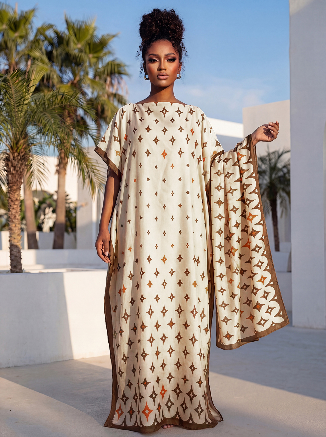 New Style Long Loose Silk Blen - Robe Silk Women ulasan dan harga
