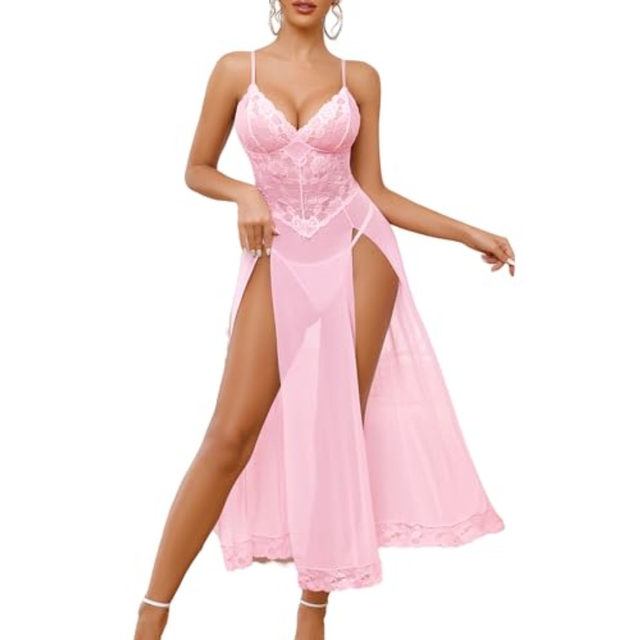 Avidlove Women Lingerie Dress  - Babydoll Chemise Night ulasan dan harga