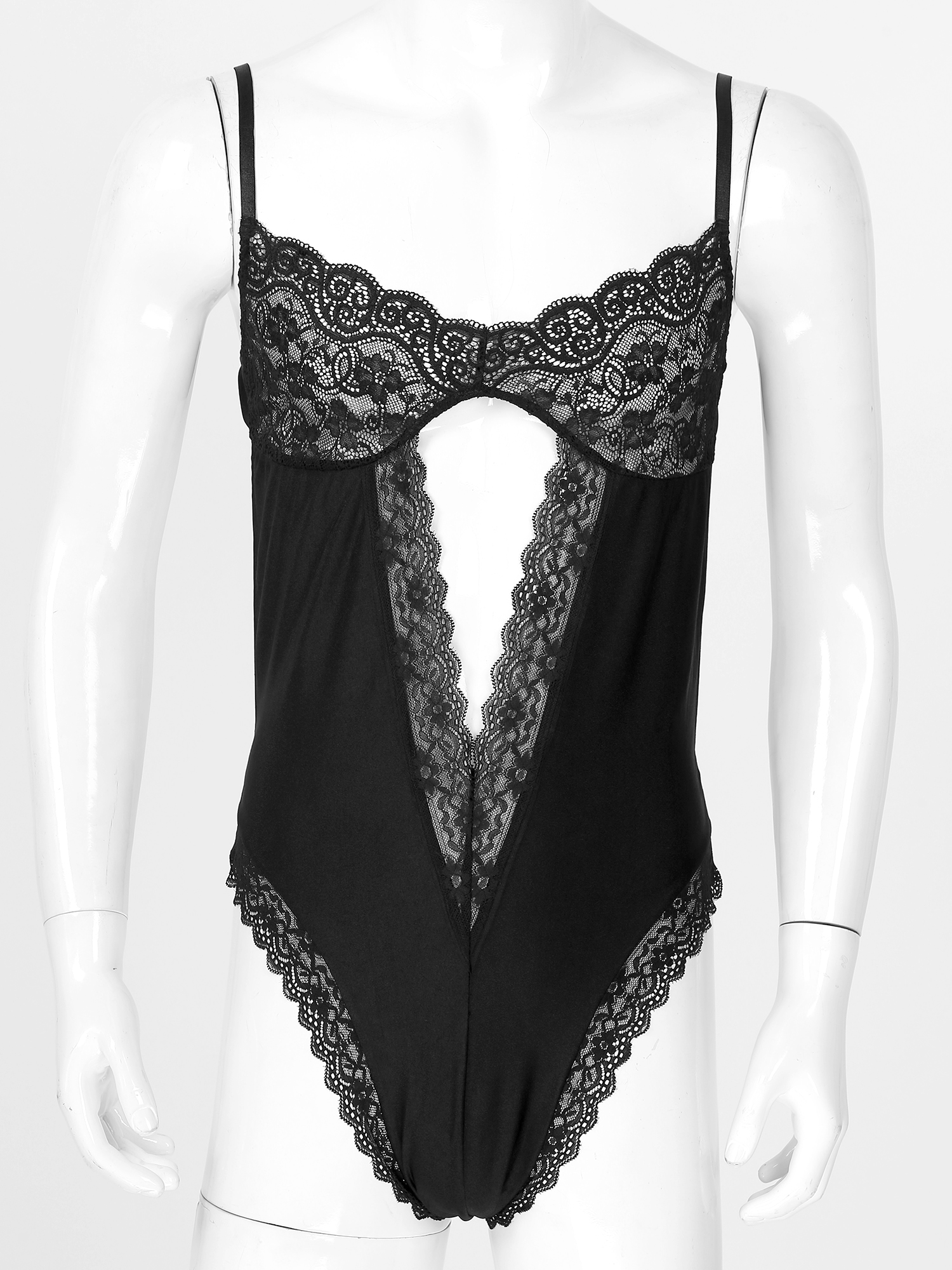 Men Sexy Bodysuit Lingerie Gay - Lace Teddy Lingerie ulasan dan harga