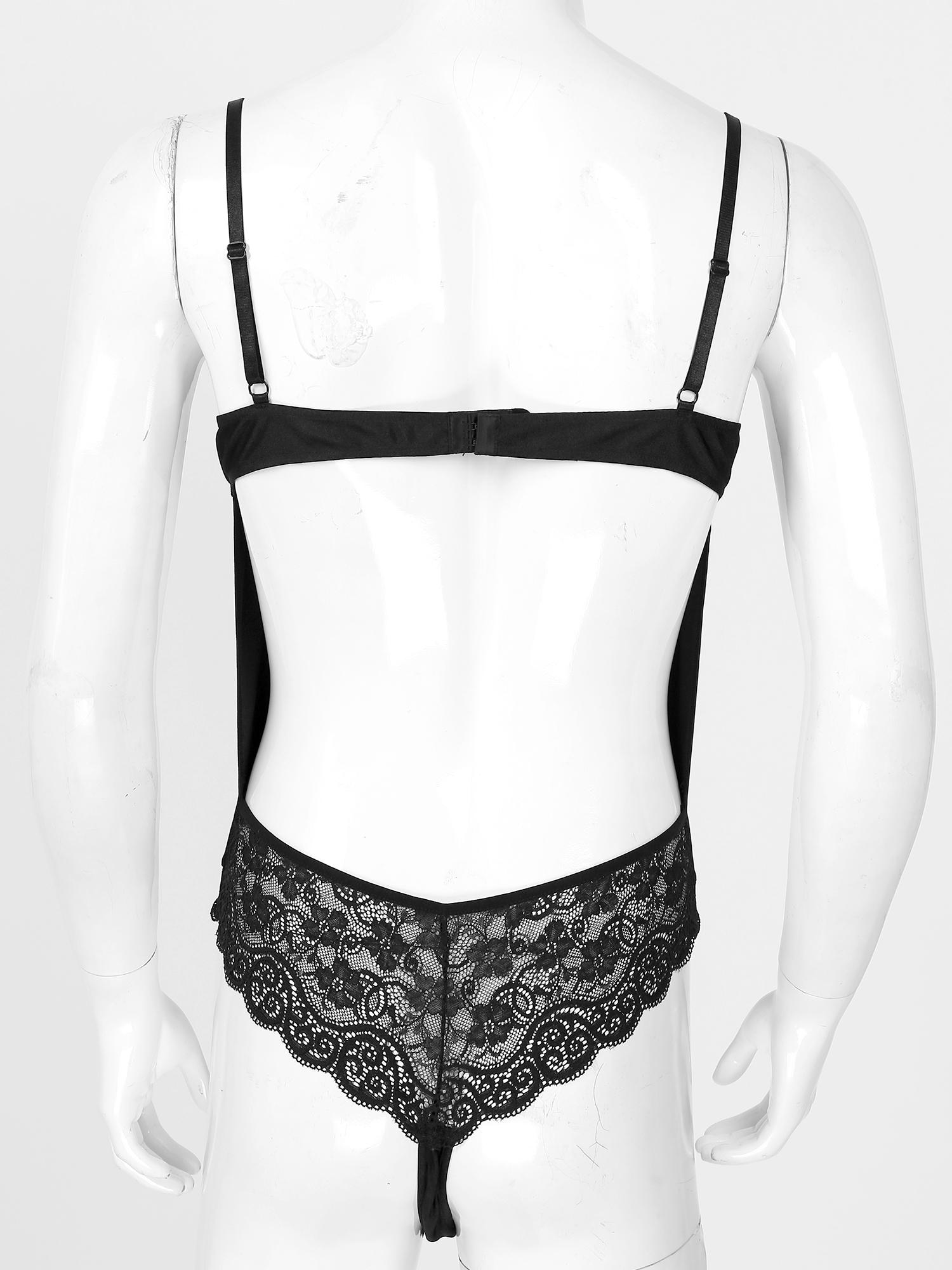 Men Sexy Bodysuit Lingerie Gay - Lace Teddy Lingerie ulasan dan harga