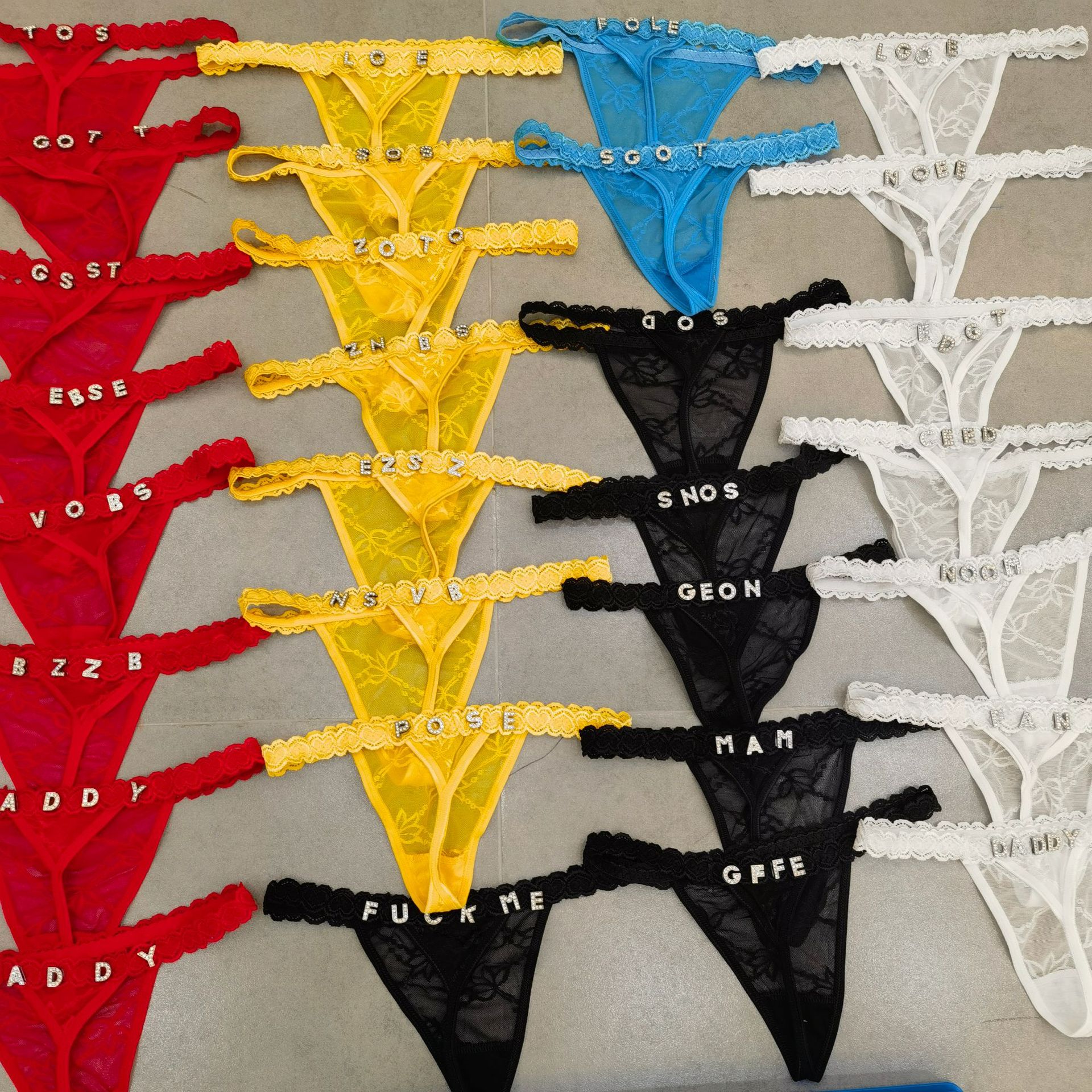 Customize Thongs Crystal Name  - Thong Bikini Women ulasan dan harga