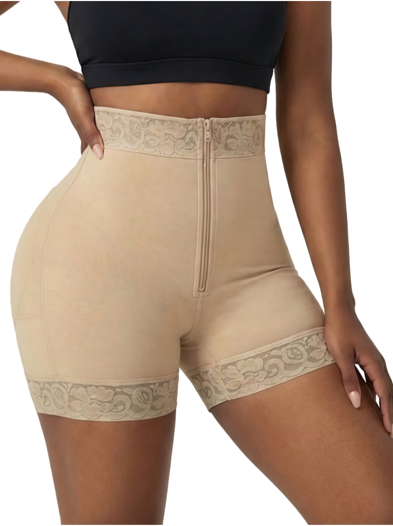 High-Waisted Butt Lifter Panti - Boyshort Underwear ulasan dan harga