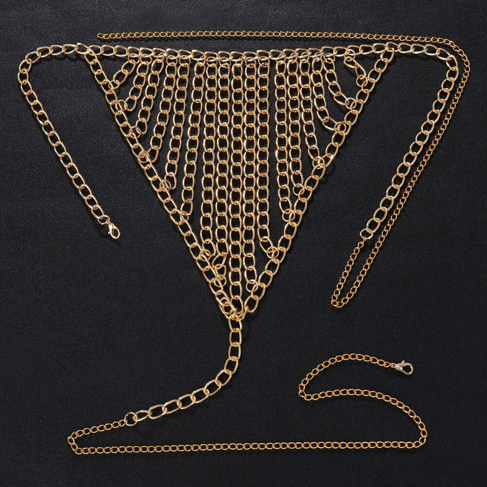 Statment Waist Chain Metal Cha - Thong Bikini Women ulasan dan harga