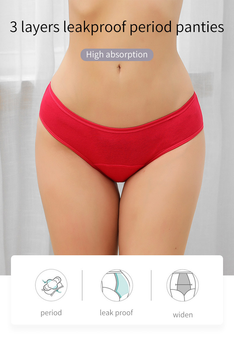 Hot Sale Mid-Rise Seamless Men - Period Panty Absorbent ulasan dan harga