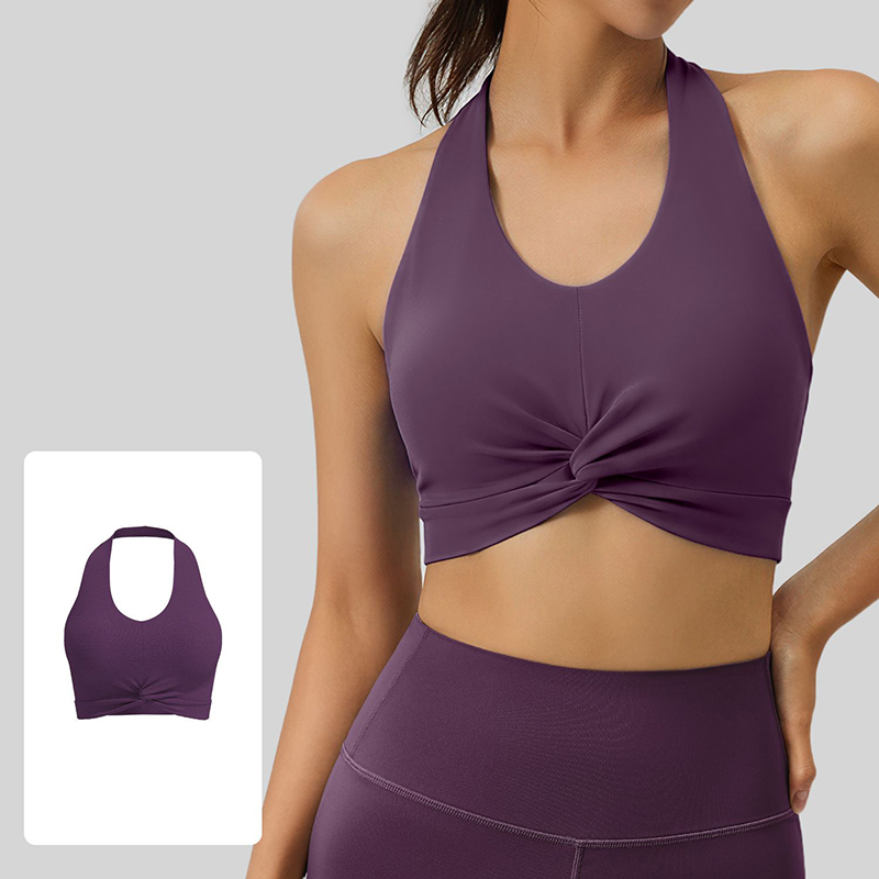 New Women Halter Neck Sports B - Push Up Bra Padded ulasan dan harga