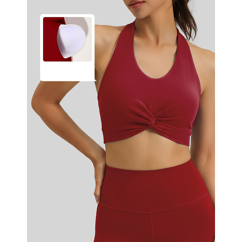 New Women Halter Neck Sports B - Push Up Bra Padded ulasan dan harga