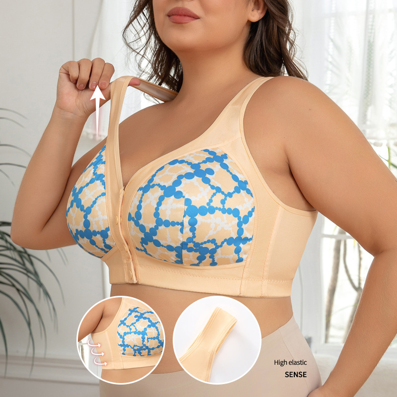0XL-6XL Plus Size Front Closur - Nursing Bra Sleep ulasan dan harga