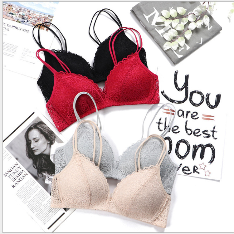Women Bralette French Style La - Bralette Wireless Soft ulasan dan harga