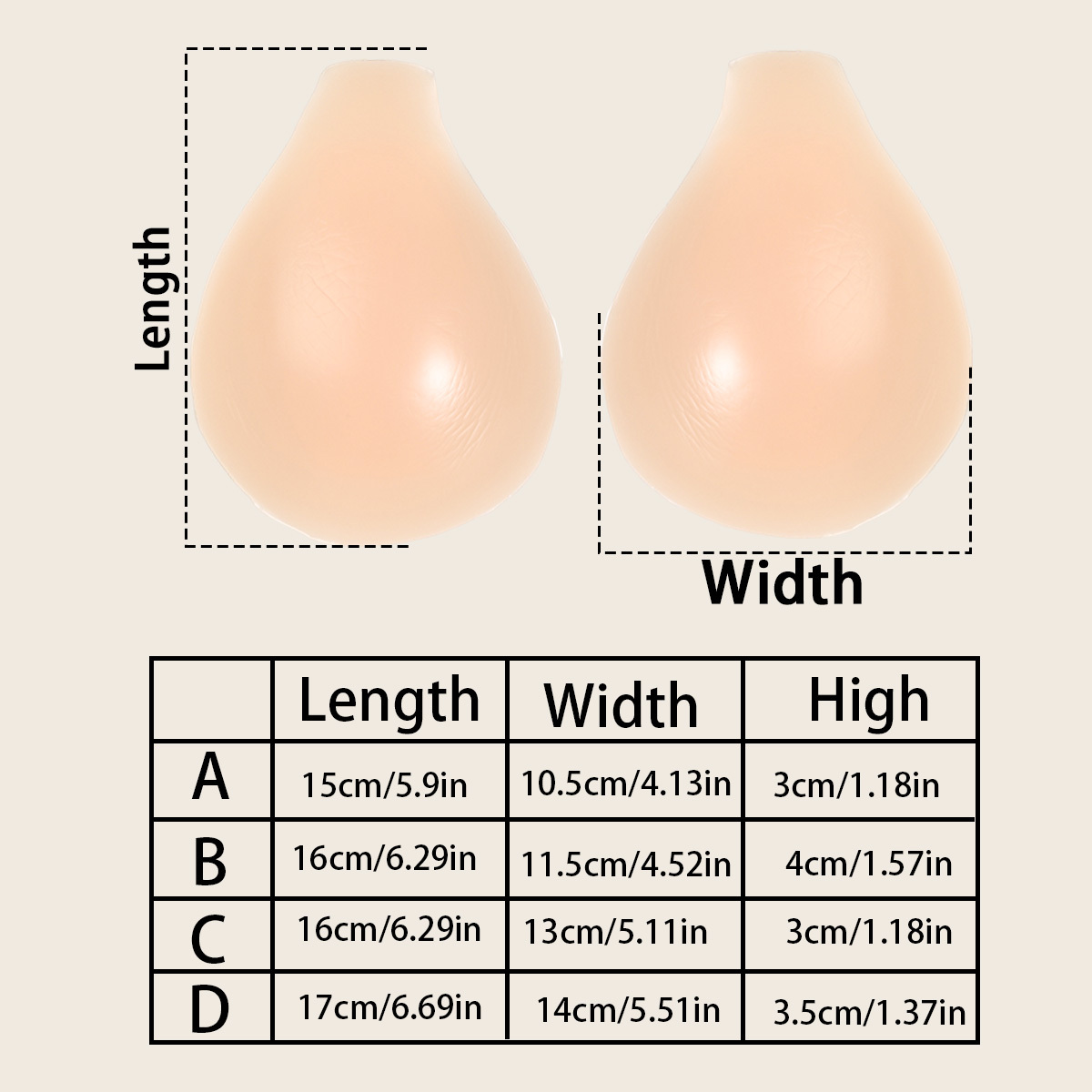 Self Adhesive Silicone Invisib - Push Up Bra Padded ulasan dan harga
