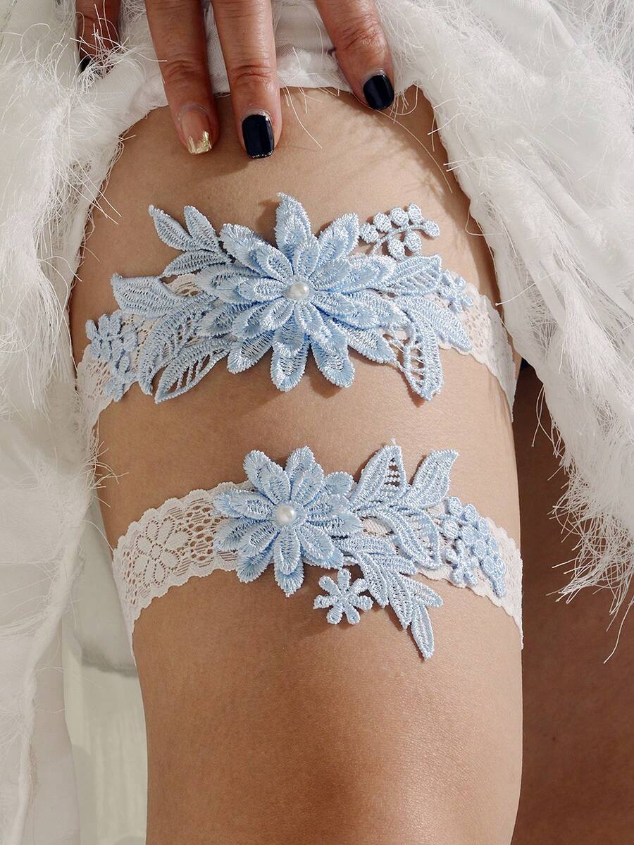 2pcs/Set Fashionable Court-Sty - Garter Belt Set ulasan dan harga