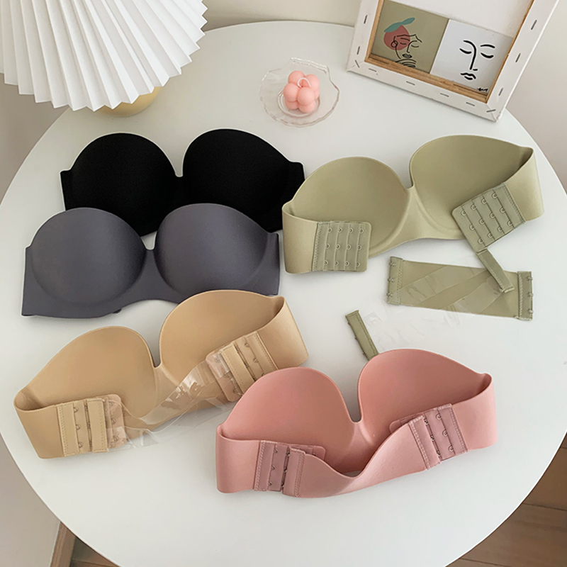 FINETOO Sexy Strapless Bras Wo - Bralette Wireless Soft ulasan dan harga