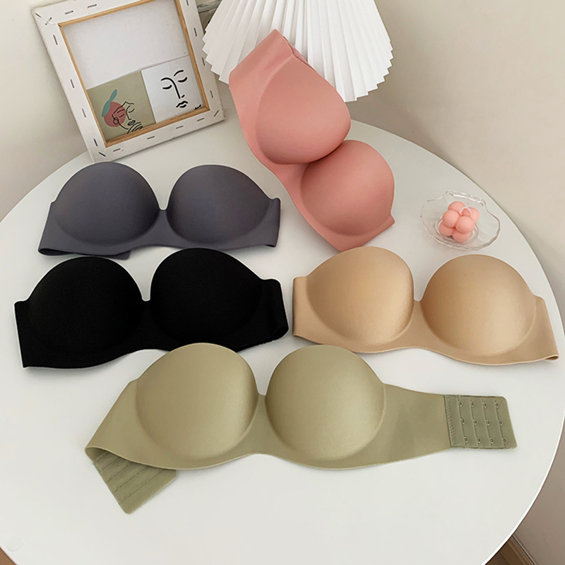 FINETOO Sexy Strapless Bras Wo - Bralette Wireless Soft ulasan dan harga
