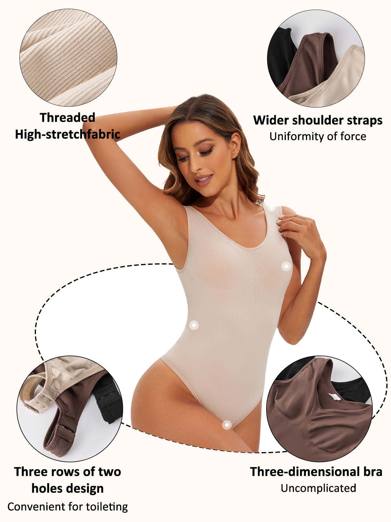 Shapewear Bodysuit Thong Fajas - Shapewear Bodysuit Firm ulasan dan harga