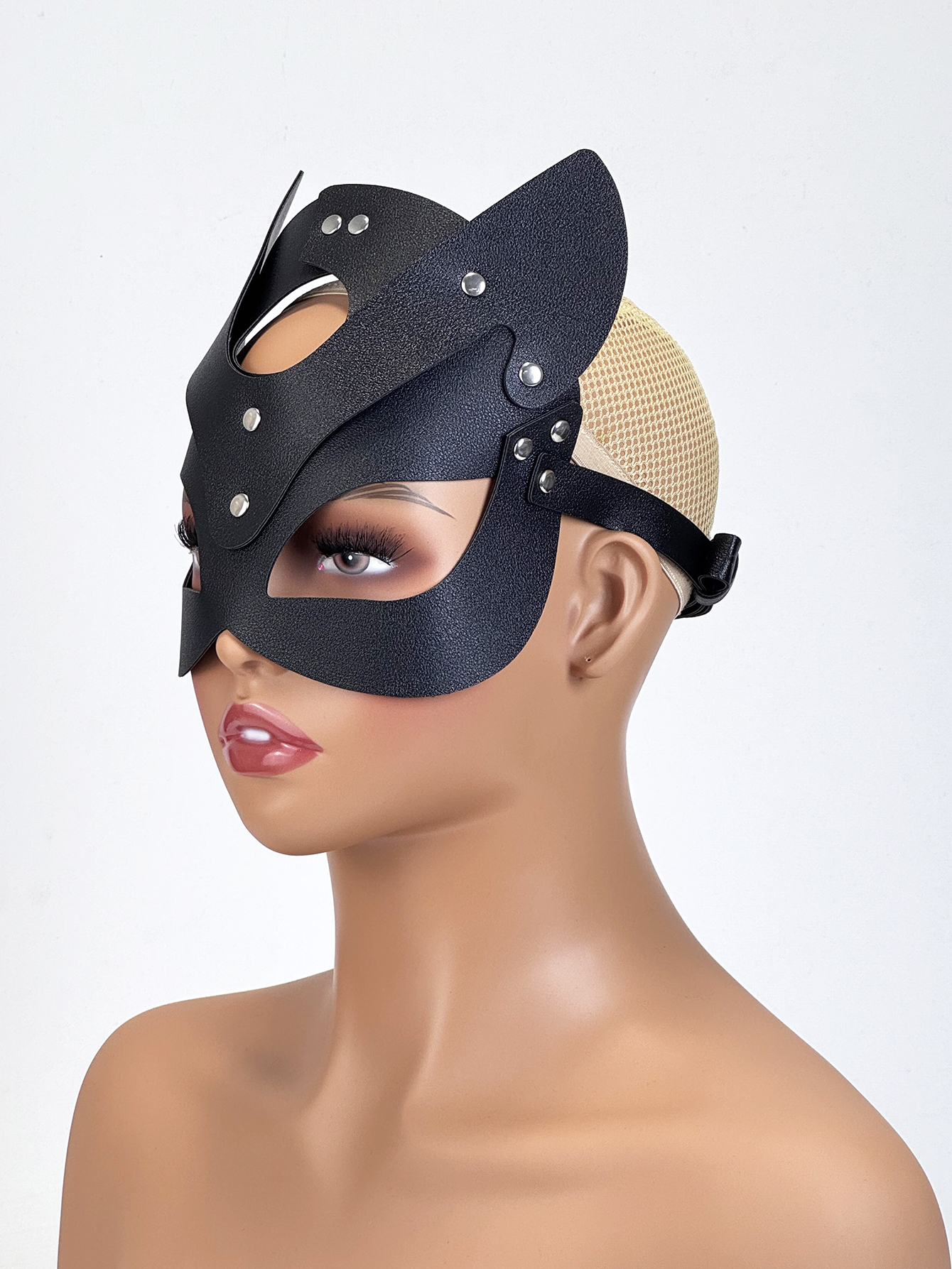 Women Sexy Mask Blindfold Cosp - Garter Belt Set ulasan dan harga