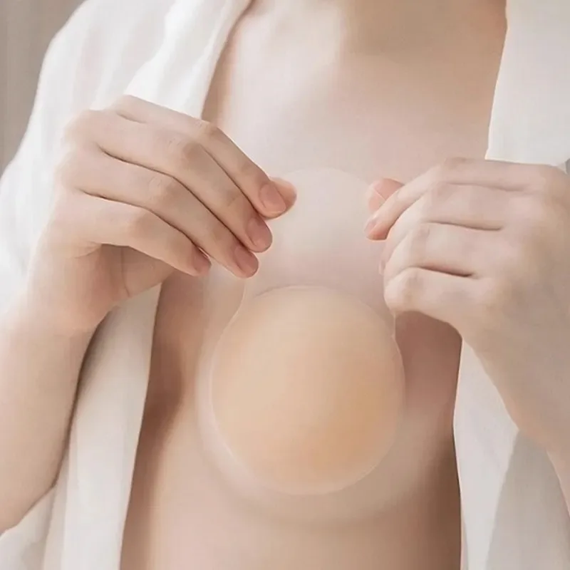 1Pairs Silicone Nipple Cover L - Nipple Cover Pasties ulasan dan harga