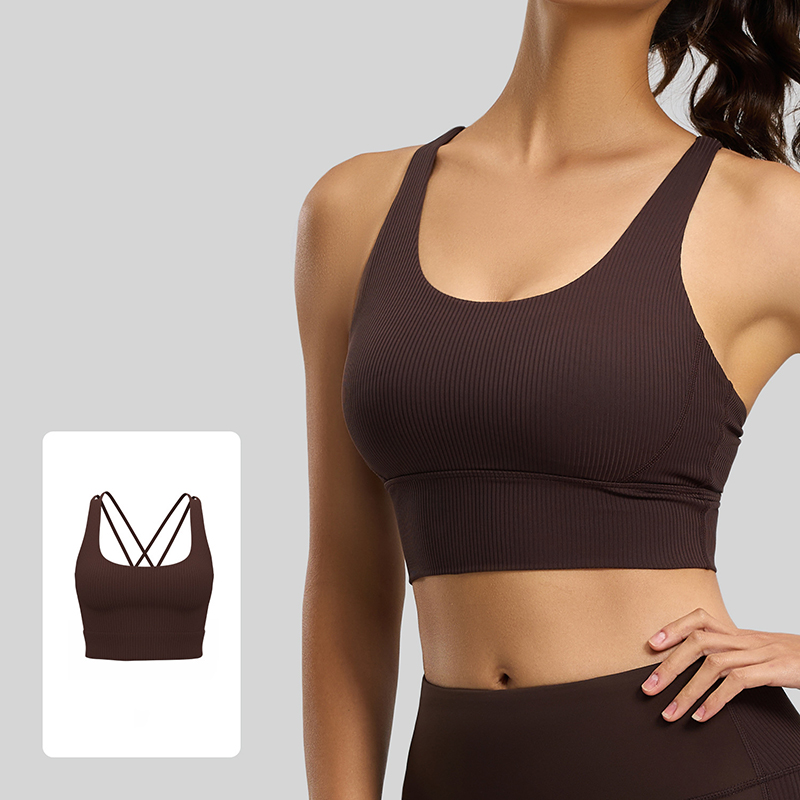 2026 New Women Ribbed High Imp - Sports Bra High Impact ulasan dan harga