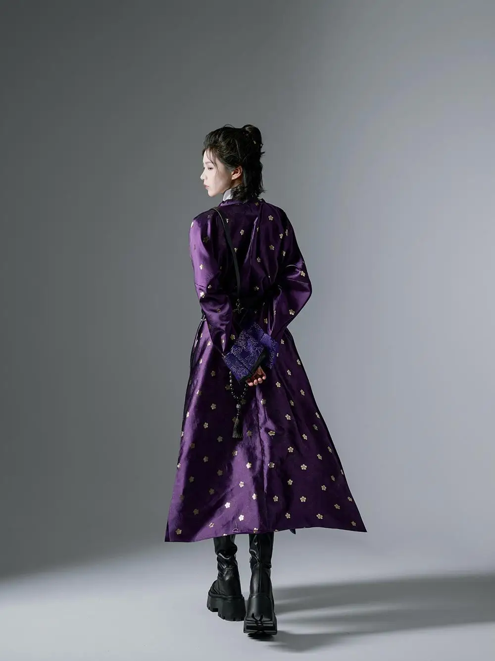 Chinese silk robe Costume Tang - Robe Silk Women ulasan dan harga