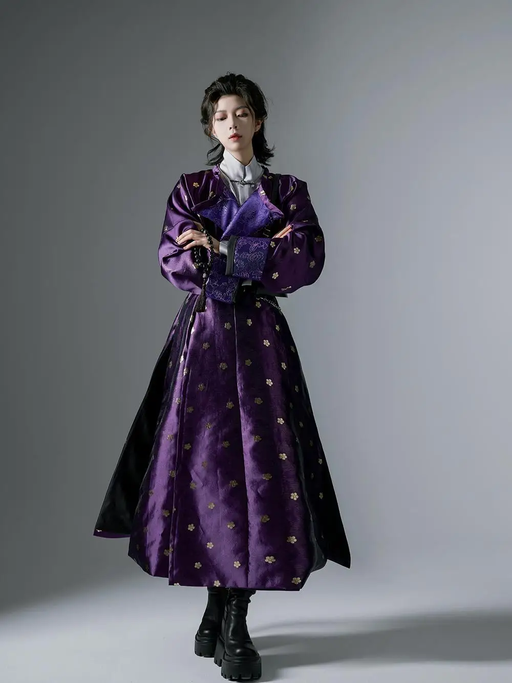 Chinese silk robe Costume Tang - Robe Silk Women ulasan dan harga